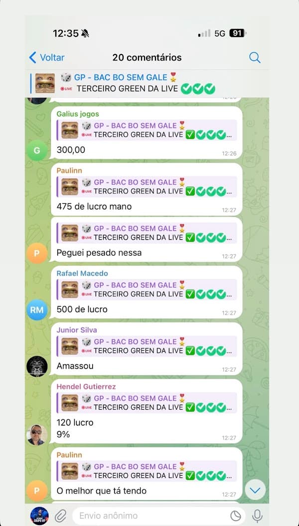Resultado aluno 2